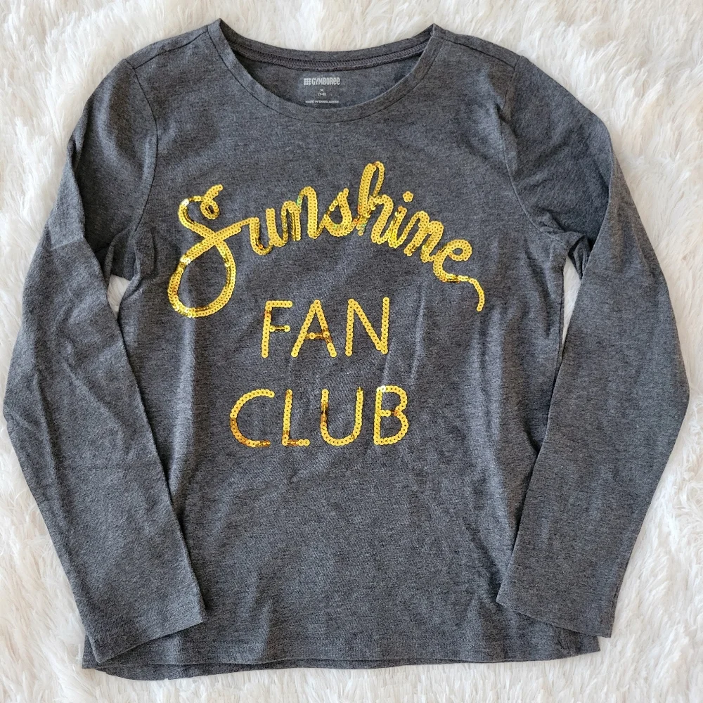 Gymboree Sunshine Club Yelliw And Gray 3 Piece Outfit Girls Size 7/8